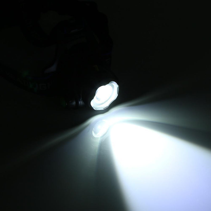T6 Zoom Waterproof Headlamp Fishing Miner Head Torch Chargeable Headlight Newly