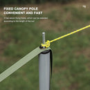 Tent Canopy Lanyard Clothesline Outdoor Camping Rope w/ Buckle (Army Green)