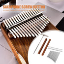 17 Key Kalimba Steel Key+Wood Bridge+Steel Tuning Hammer Musical Instrument