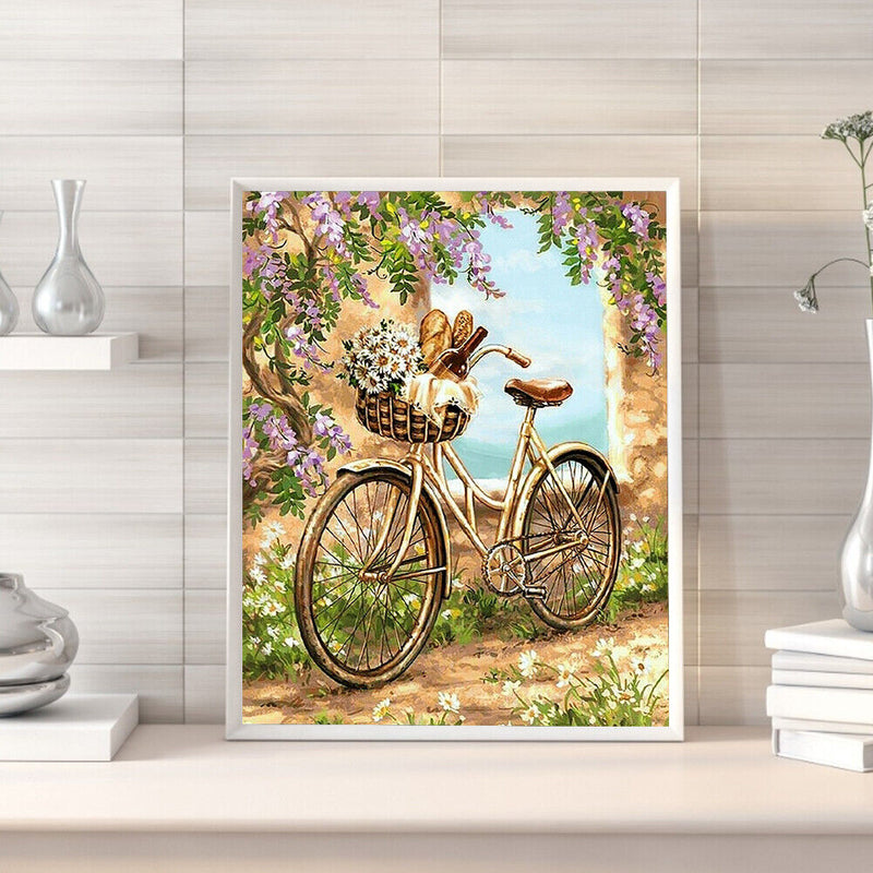 DIY Diamond Painting Bicycle Full Square Diamond Mosaic Wall