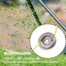 Aluminum Alloy Grass Trimmer Head Lawn Mower Head for Strimmer Replacement