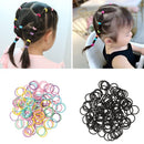 Colorful Rubber Bands Ponytail Hair Holder Mini Hair Ropes Kids Hair Ties