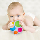 Baby Hand Holding Exercise Board Rattle Puzzle Colorful Development Board