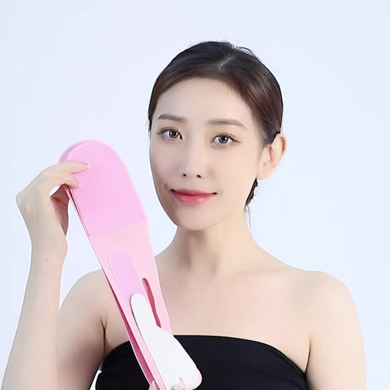 Facial V-Face Band with Chin Point Design for Women Beauty Tools (Pink) Newly