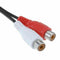 Stereo Male Jack To 2 RCA Female Plug Adapter Headphone N5J4 Cord 3.5mm W2T7