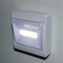 Bright LED Push Light Stick On Battery Powered Night Cupboar, Light Shed N E6B4