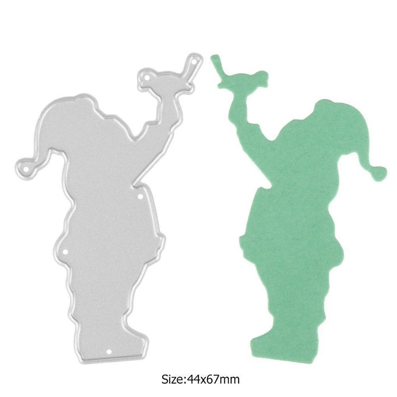 Metal Cutting Dies Stencils for DIY Scrapbooking Photo Album (Santa Claus) Newly