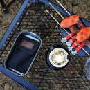 Non-Stick BBQ Plate - Extra Small Square Grill Portable Iron Frying Pan