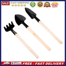 3pcs/set Mini Shovel Rake Set Children Garden Supplies for Flowers Potted Pla