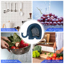 Elephant Drain Sink Basket Water Strainer & Gadgets Storage (Dark Blue) Newly