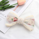 Fashion Sweet Bow Knot Hair Barrettes Hair Barrettes Lace Hair Clips Ponytail