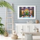 DIY Full Round Drill Diamond Painting 5D Christmas Festival Poster Kit