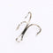 50pcs Barbed Crank Sharp Fishing Hooks Tackles with 3 Anchors (6