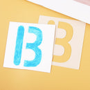 Craft Stamp Embossing Template Alphabet Number  Layering Stencils Scrapbooking
