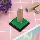 Fingerprint Square Inkpad for DIY Scrapbook Card Paper Craft Stamp (Green)