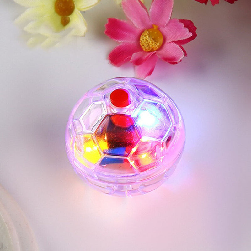 Cat Rolling Glowing Balls Electric Transparent Football Light Up Dog Toys Newly