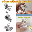 Ring Knitting Loop Crochet Ring Ring Sewing Accessories Peacock Fish Phoenix