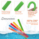 Flexible Soft Baby Silicone Baby Teether Hollow Silicone Teether Teething Tubes