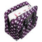 Sewing Machine Handbag Crochet Kits Print Travel Carrying Case (Purple) Newly