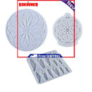 Epoxy Molds DIY Feather Pendant Dream Catcher Mold Wall Hanging Decor 3 Piece