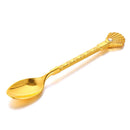 Base Holder Tableware Fruit Spoon Dessert Scoop Swan Coffee Spoon Set Teaspoons
