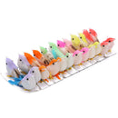 24pcs Festival Simulation Bird Educational Toys Photography Props Easter Supply