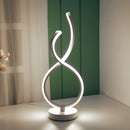 Modern Table Lamp Acrylic Bedroom Bedside Decorative Night Lights (White)