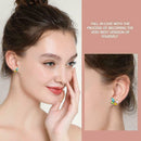 Sterling Ear Stud Studs Rhinestone Butterfly Earrings Exquisite Favor S4O2 T9Q2