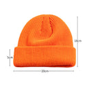 Unisex Outdoor Running Skiing Sports Beanie Hat Winter Cycling Warm Knitted C