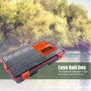 Double Sided Fish Hook Lures Bait Storage Box Fishing Tackle Case (Orange) Newly