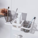 Storage Rack Mouthwash Cup Rack Electric Toothbrush Organizer Toothbrush Holder