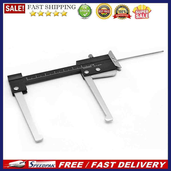 Brake Disc Thickness Measuring Vernier Caliper Car Tyre Plate Wear Depth Ru