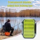 #A 1 Pc Double Side Fly Fishing Tackle Box Waterproof Pocket Fishing Tackle Box