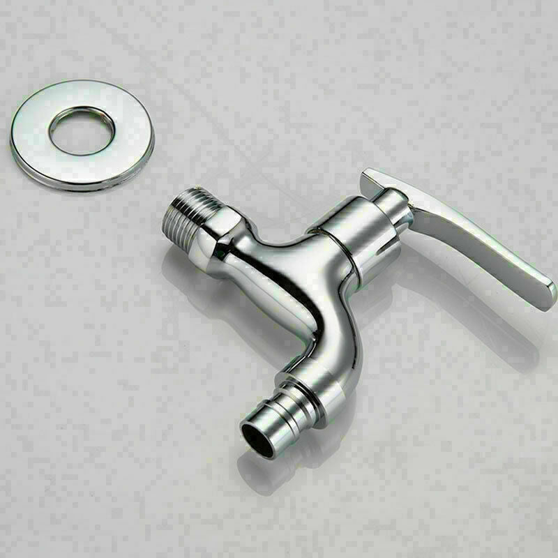 Garden Washing Machine Water Tap Faucet Polished Chromeplate Finish B0H0 M3K4