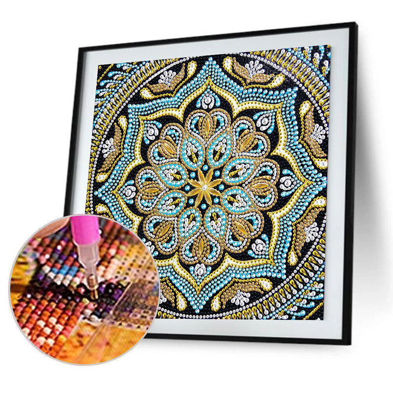 DIY Diamond Painting Kit Mandala Full Special Shape Crystal Drill (KA168) Newly