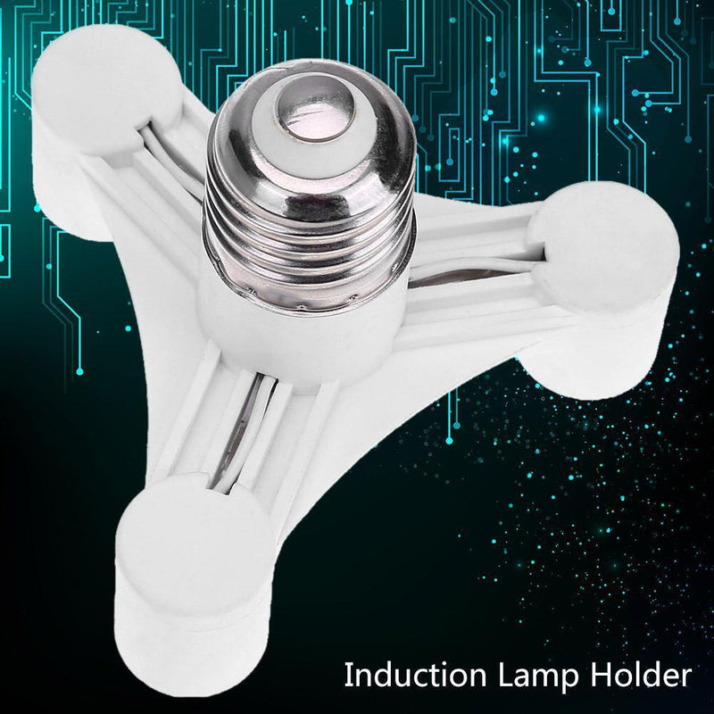 E27 to 3E14 Bulb Light Socket Adapter Splitter Screw Induction Lamp Holder UK