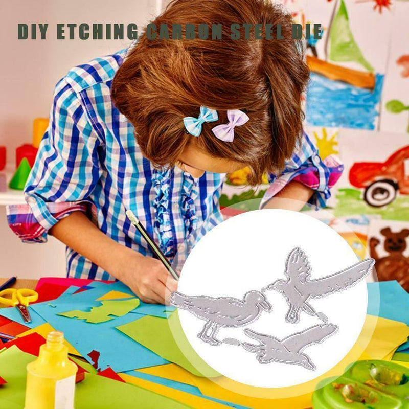 Little Bird Cutting Dies Stencil DIY Scrapbooking Album Cards Crafts B6P5