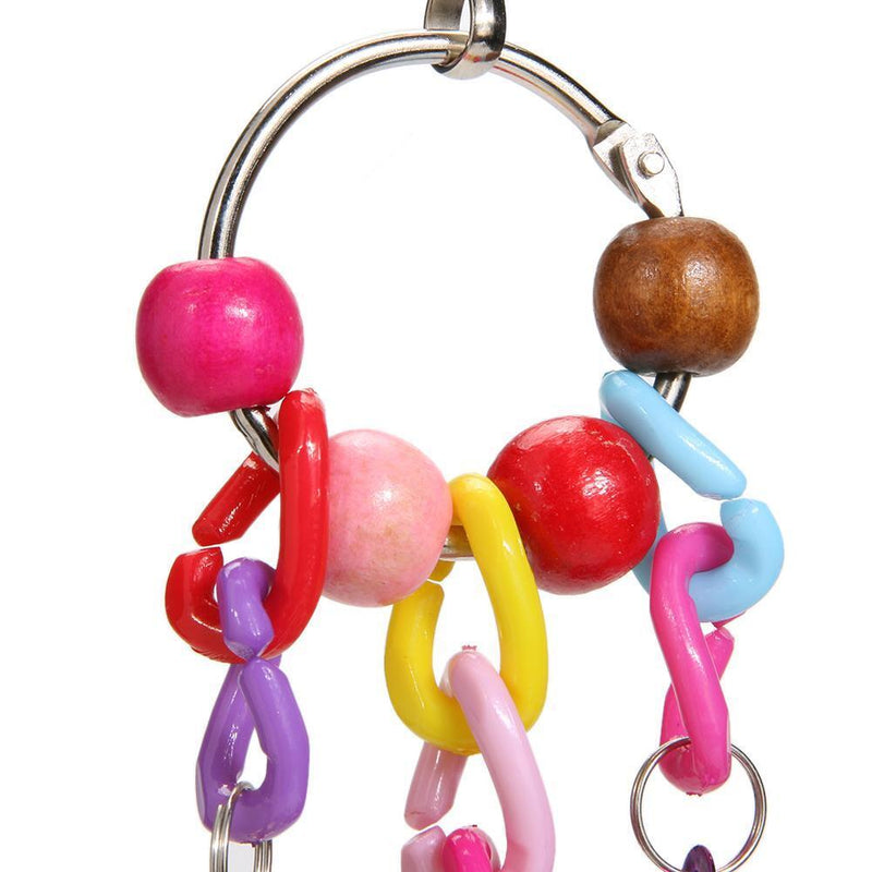 Parrot Bell Toys Hanging Toys Colorful Pet Bird Toys Parrots Bells