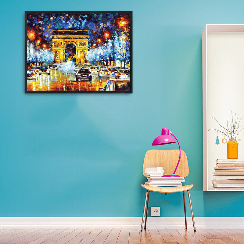Painting By Numbers DIY Kit Triumphal Arch Canvas Oil Wall Art Picture Ornaments