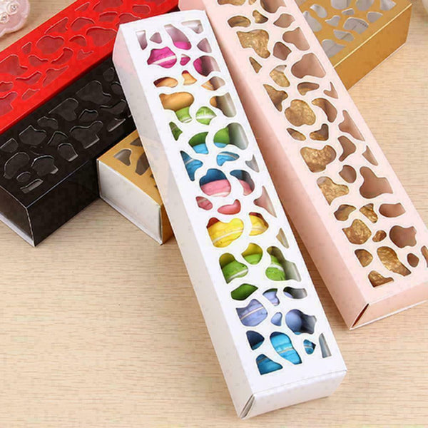 Macaron Paper Boxes Cookie Cake Box Wedding Party Gift Q3X3 D1M4 Useful M3Y6