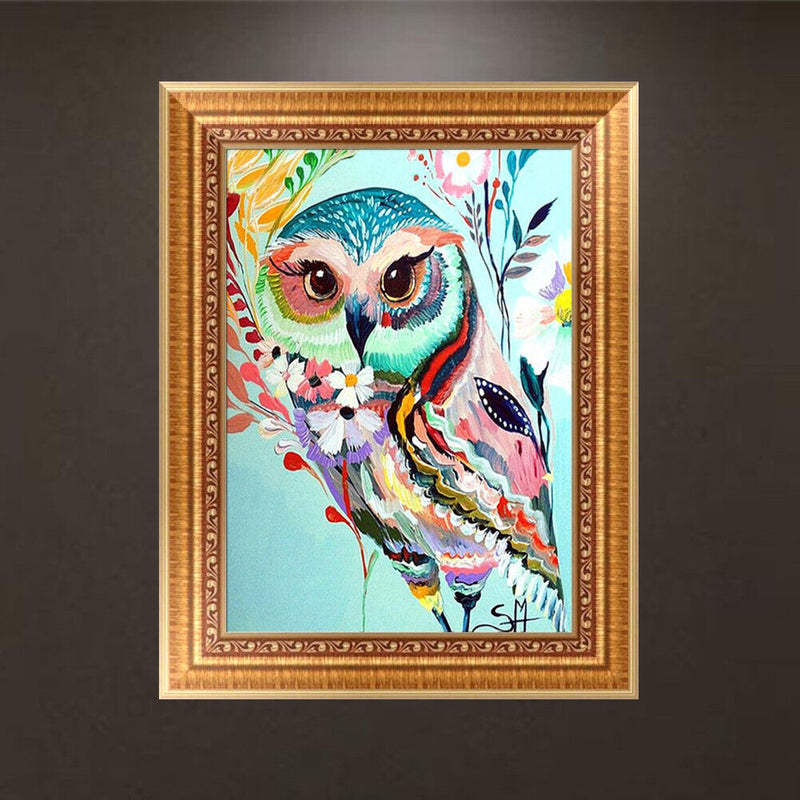 DIY 5D Diamond Embroidery Animal Painting Cross Stitch Craft Decor Mini