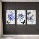 Paint By Numbers Kit DIY Butterfly Colouring Oil Art Picture Home Ornaments