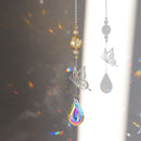 Crystal Hanging Light Catcher Jewelry Wind Chimes Home Wedding Car Decor Gift