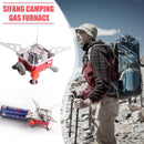 Stainless Steel Foldable Square Cooking Stove Outdoor Camping BBQ Combustor