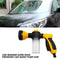 High Pressure Foam Water Gun 3 Gears Car Washer Nozzle Sprayer (Yellow)