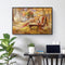 Frameless Oil Painting Arts Picture By Number Bench Umbrella Hand Painted Cra