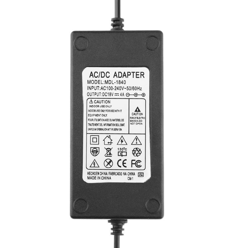 18V 4A AC to DC Power Adapter Converter 5.5*2.5mm for Door System Newly