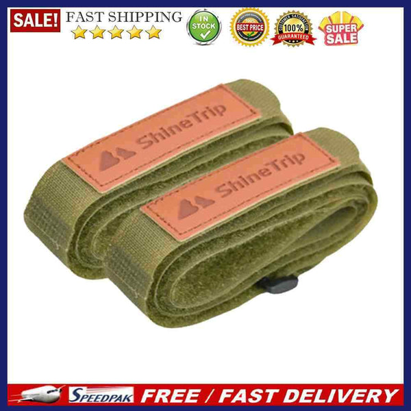 2x Nylon Fixing Strap Adjustable Quick Release Outdoor Camping Tent Luggage