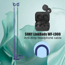Anti-Lost Earbuds Strap for Sony LinkBuds WF-L900 Silicone Rope (Blue) Newly
