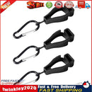 3pcs Glove Grabber Clamp Catcher Safety Working Clip Holder Hanger (Black) Newly